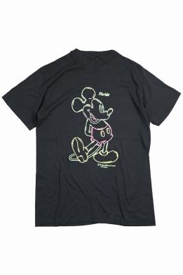 ～90s　Disney　キャラクターTシャツ　ミッキーマウス
