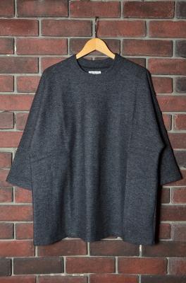 Knit　harf　sleeve　tee