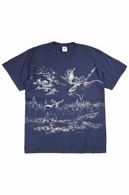 ART　UNLIMITED　アニマルプリントTシャツ