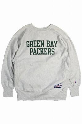 90s　リバースウィーブプリントスウェット　NFL　PRO　LINE　GREEN　BAY　PACKERS