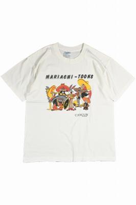 スーベニアプリントTシャツ　Looney　Tunes　パロディ