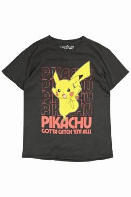 Pokemon　キャラクタープリントTシャツ　ピカチュウ