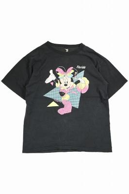 90s　Disney　キャラクタープリントTシャツ　ミニーマウス