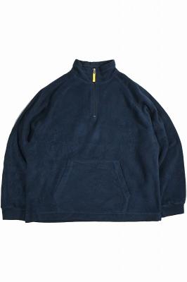 ハーフジップフリースプルオーバー