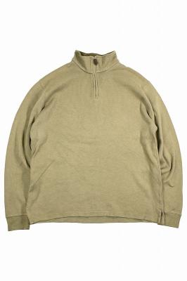 LANDS'　END　ハーフジップトップス