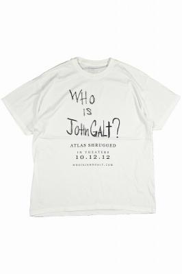 Atlas　Shrugged　Part　III:　Who　Is　John　Galt?　ムービープリントTシャツ　DEAD　STOCK