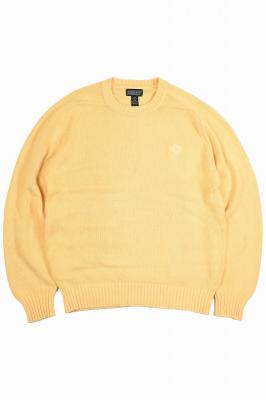 90s　LANDS'　END　コットンニットセーター　DRIFTER　SWEATER