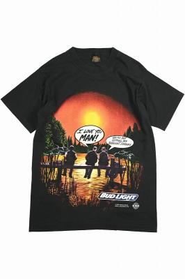 90s　企業プリントTシャツ　BUDLIGHT