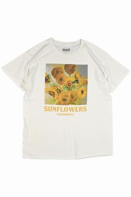 00s　MAD　ENGINE　プリントTシャツ　SUNFLOWERS
