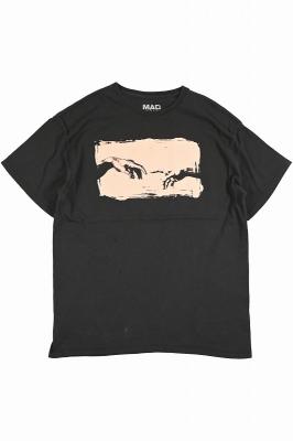00s　MAD　ENGINE　アートプリントTシャツ　Michelangelo