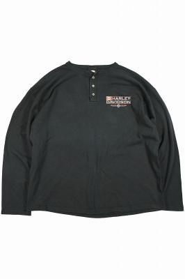 Harley　Davidson　ヘンリーネックロングスリーブTシャツ