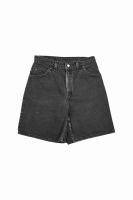 951　ブラックデニムショーツ