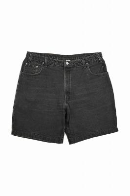 545　ブラックデニムショーツ